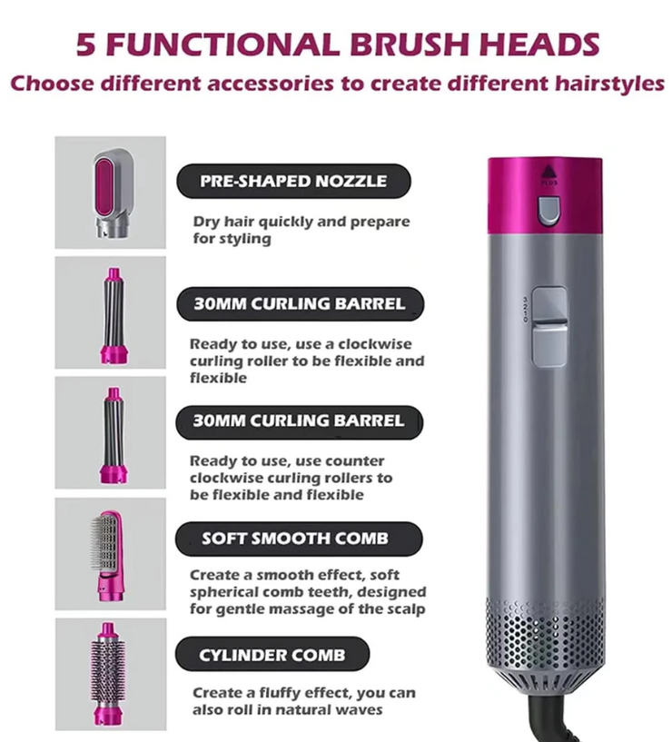 IVORY ISLE™️- 5 IN 1 HAIRSTYLER PRO️