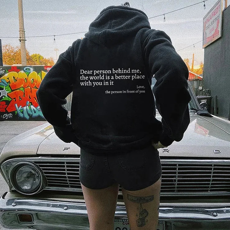 IVORY ISLE- Dear Person Behind Me Sweatshirt