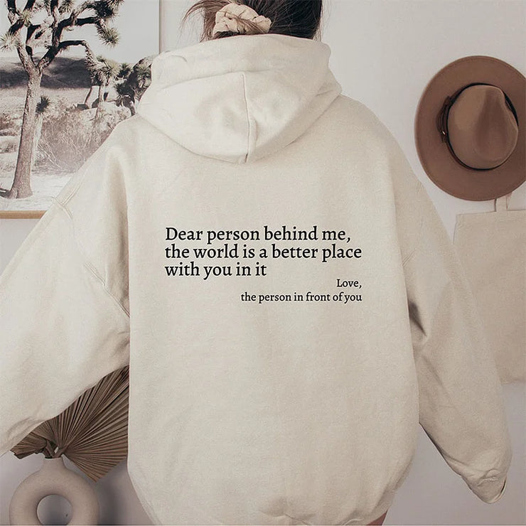 IVORY ISLE- Dear Person Behind Me Sweatshirt